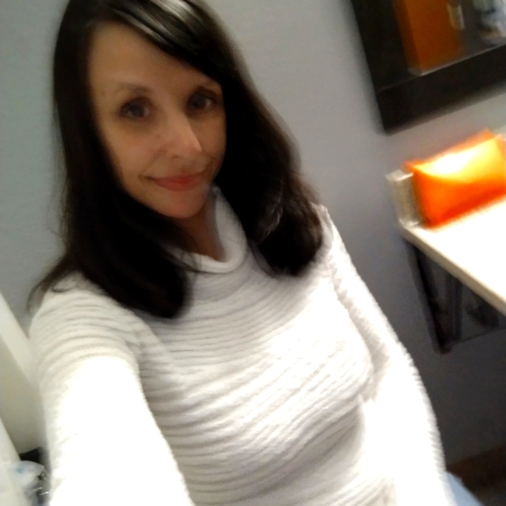 DKNY White sweater